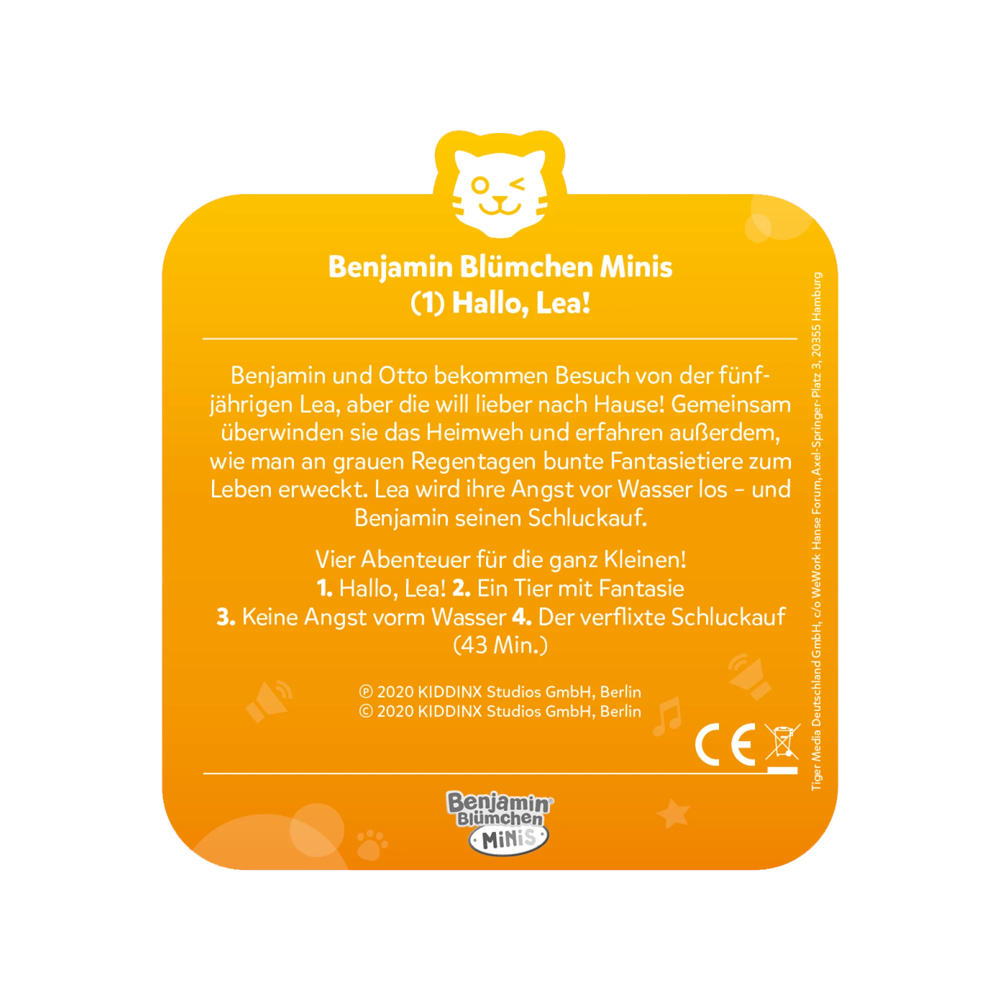 tigercard - Benjamin Blümchen  - Minis 1: Hallo Lea - Image 3